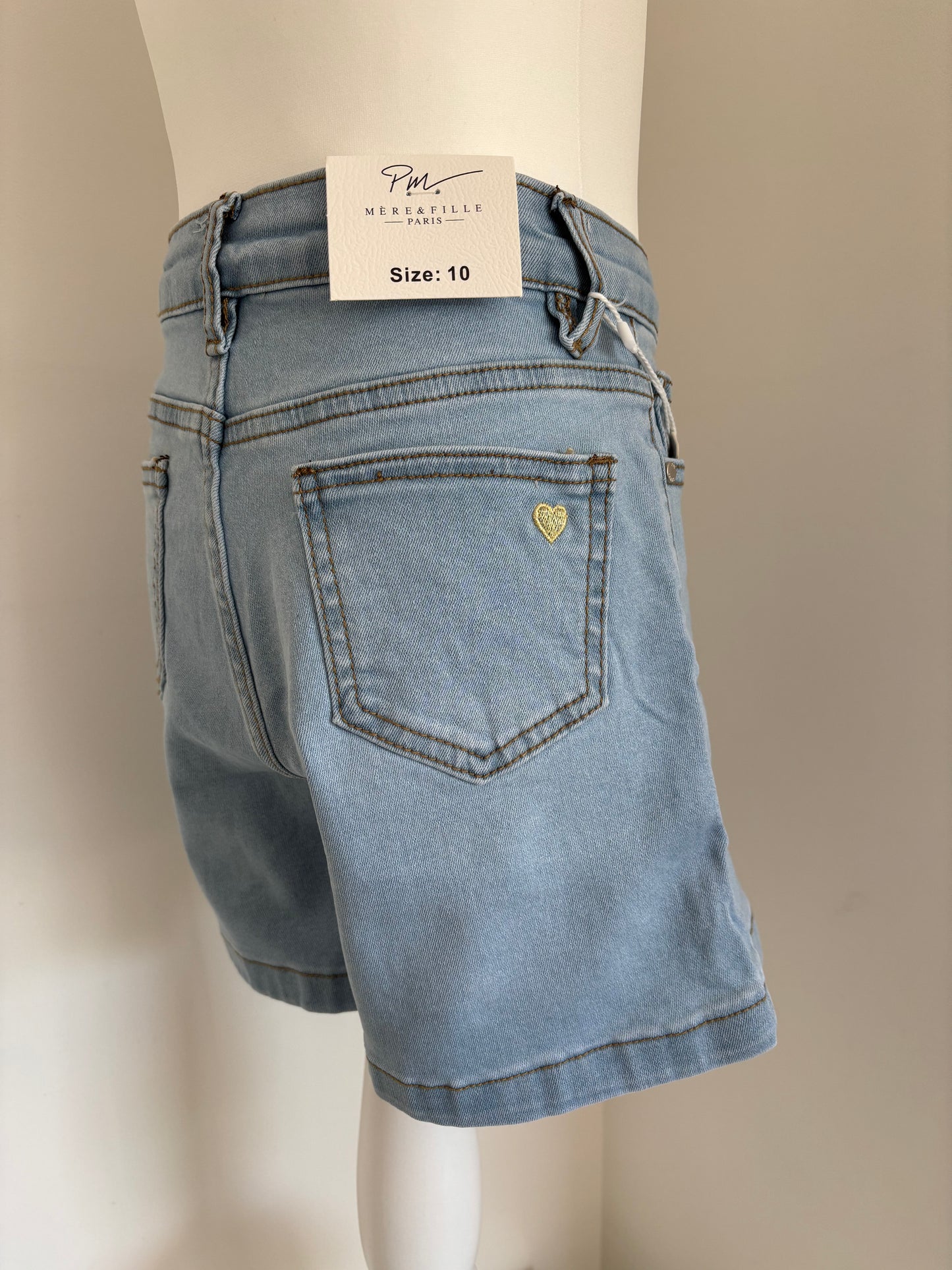Short en jean