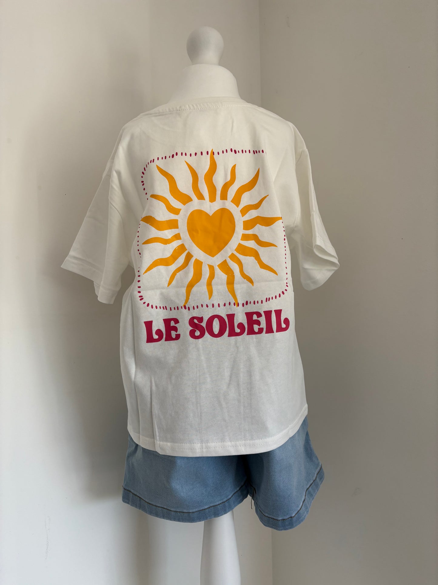 T-shirt imprimé soleil