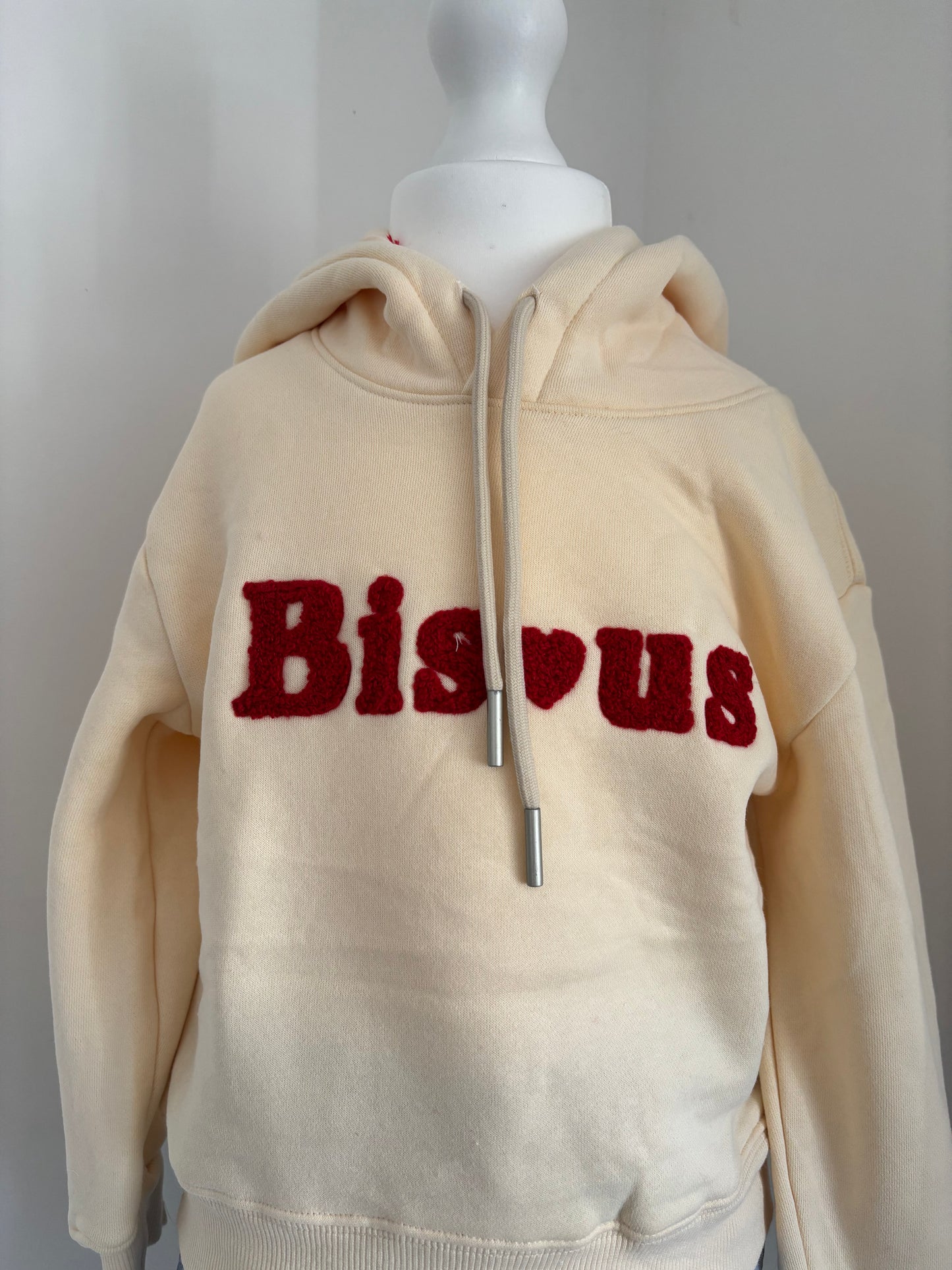 Sweat à capuche vanille