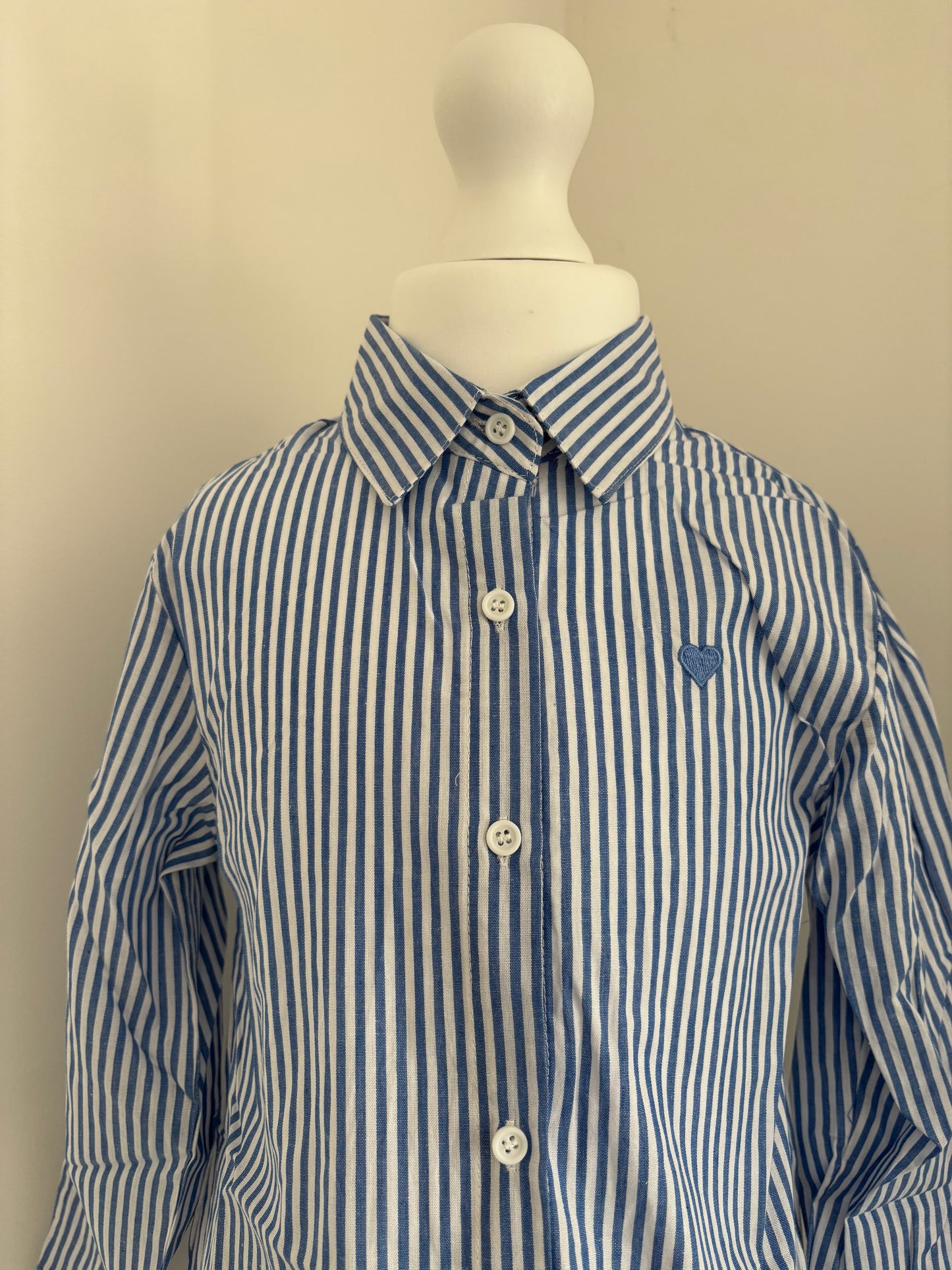 Chemise rayée bleu