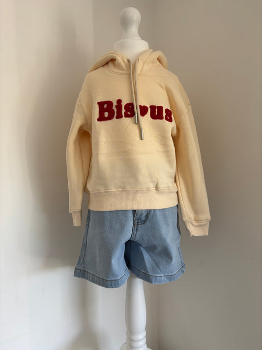 Sweat à capuche vanille
