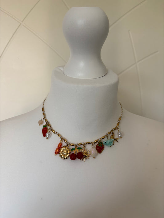 Collier en acier inoxydable ajustable Cordon Charms