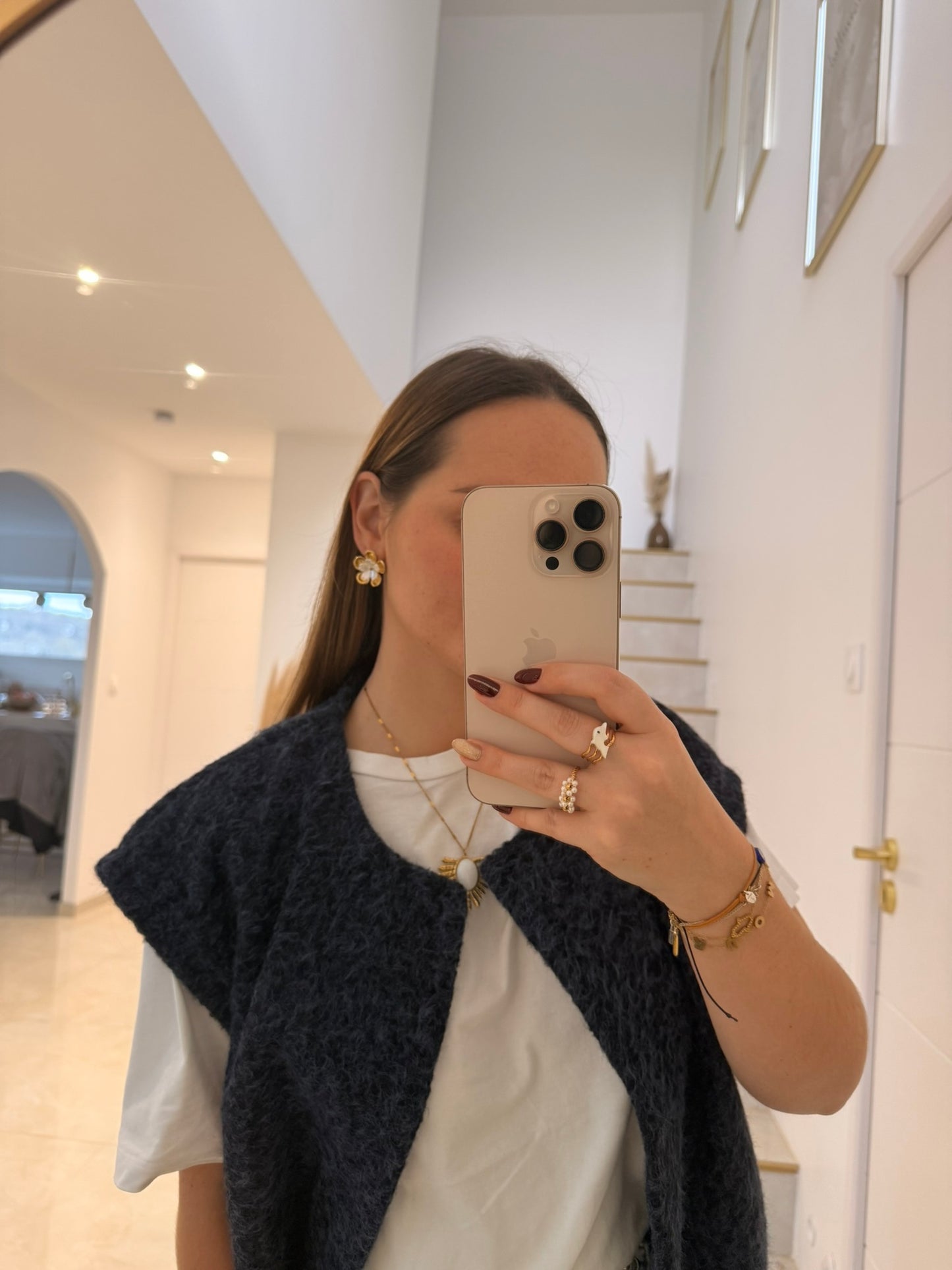 Gilet sans manches bleu