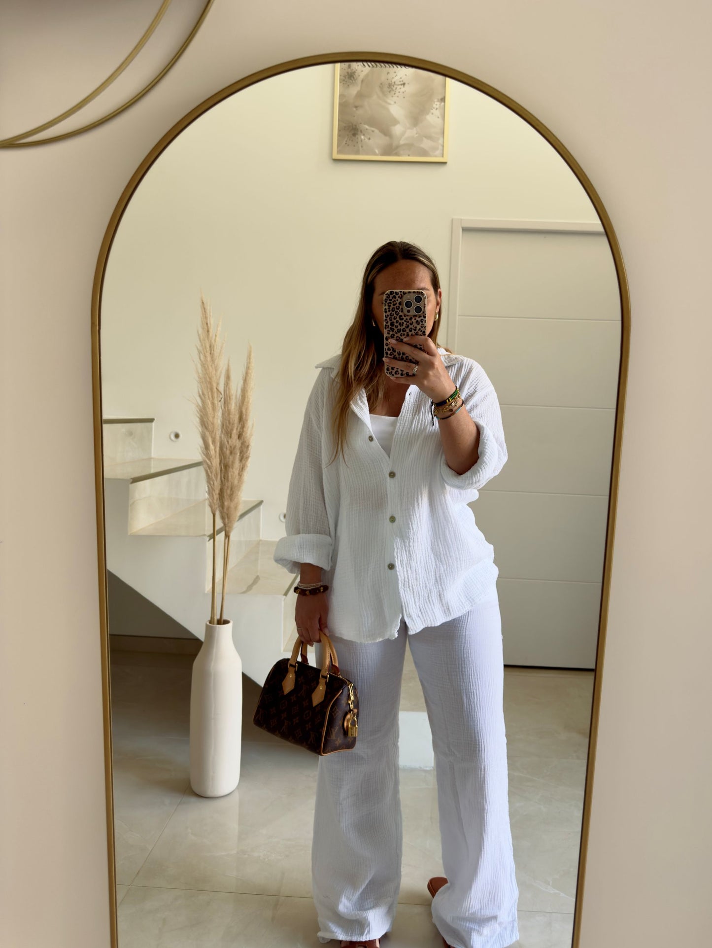 Chemise en gaze de coton blanc ✨