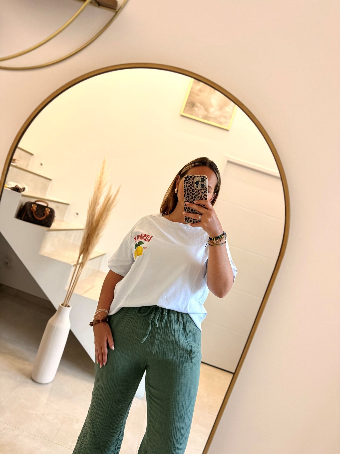 T shirt made in France oversize avec imprimé citron