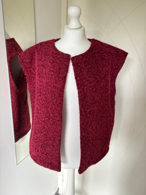 Gilet sans manches rouge